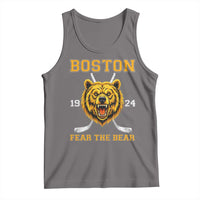 Boston Ice Hockey Tank Top Retro Vintage Fear The Bear