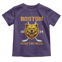 Boston Ice Hockey Toddler T Shirt Retro Vintage Fear The Bear