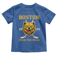 Boston Ice Hockey Toddler T Shirt Retro Vintage Fear The Bear