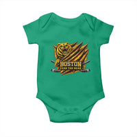 Boston Ice Hockey Baby Onesie Retro Fear The Bear Funny Sarcastic Saying