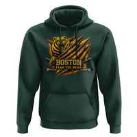 Boston Ice Hockey Hoodie Retro Fear The Bear Funny Sarcastic Saying
