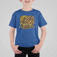 Boston Ice Hockey T Shirt For Kid Retro Fear The Bear Funny Sarcastic Saying