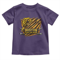 Boston Ice Hockey Toddler T Shirt Retro Fear The Bear Funny Sarcastic Saying