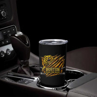 Boston Ice Hockey Tumbler Cup Retro Fear The Bear Funny Sarcastic Saying