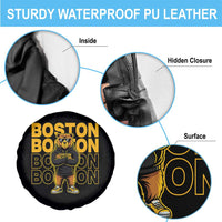 Retro Boston Ice Hockey Spare Tire Cover Fear The Bear
