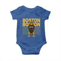 Retro Boston Ice Hockey Baby Onesie Fear The Bear