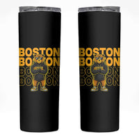 Retro Boston Ice Hockey Skinny Tumbler Fear The Bear