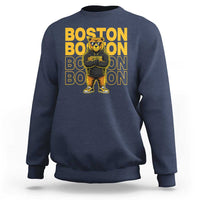 Retro Boston Ice Hockey Sweatshirt Fear The Bear