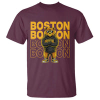 Retro Boston Ice Hockey T Shirt Fear The Bear