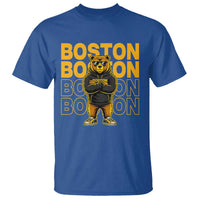 Retro Boston Ice Hockey T Shirt Fear The Bear
