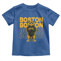 Retro Boston Ice Hockey Toddler T Shirt Fear The Bear