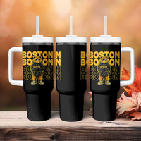Retro Boston Ice Hockey Tumbler With Handle Fear The Bear