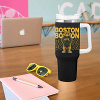 Retro Boston Ice Hockey Tumbler With Handle Fear The Bear