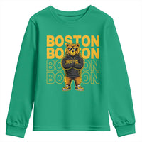 Retro Boston Ice Hockey Youth Sweatshirt Fear The Bear