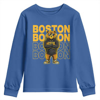 Retro Boston Ice Hockey Youth Sweatshirt Fear The Bear