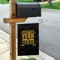 Boston Ice Hockey Garden Flag Fear The Bear