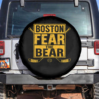 Boston Ice Hockey Spare Tire Cover Fear The Bear