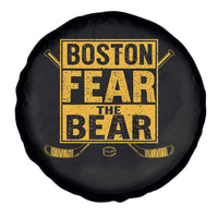 Boston Ice Hockey Spare Tire Cover Fear The Bear