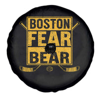Boston Ice Hockey Spare Tire Cover Fear The Bear