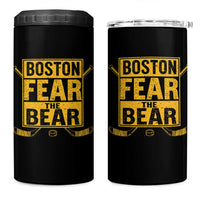 Boston Ice Hockey 4 in 1 Can Cooler Tumbler Fear The Bear