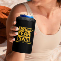 Boston Ice Hockey 4 in 1 Can Cooler Tumbler Fear The Bear