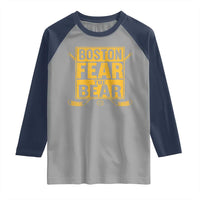 Boston Ice Hockey Raglan Shirt Fear The Bear