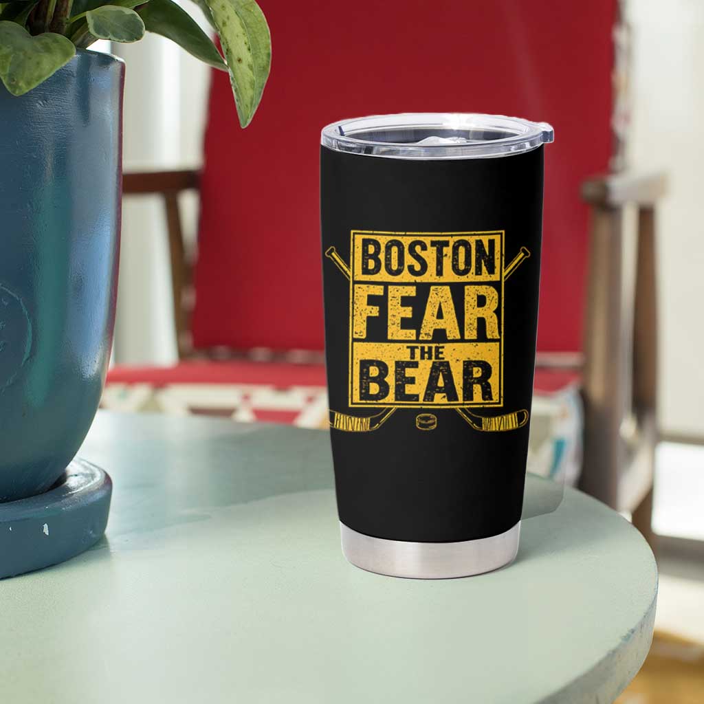 Boston Ice Hockey Tumbler Cup Fear The Bear