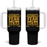 Boston Ice Hockey Tumbler With Handle Fear The Bear