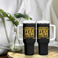 Boston Ice Hockey Tumbler With Handle Fear The Bear