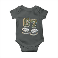 Funny Six Seven 6 7 Meme Baby Onesie Gen Alpha Slang 6 7 Hands Camo Boy Girl
