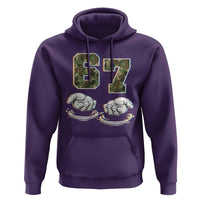 Funny Six Seven 6 7 Meme Hoodie Gen Alpha Slang 6 7 Hands Camo Boy Girl