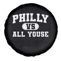 Philly Vs All Youse Spare Tire Cover Vintage Funny Philadelphia Slang