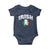 Irish Baby Onesie Vintage St Patricks Day Ireland Flag Shamrock Clover