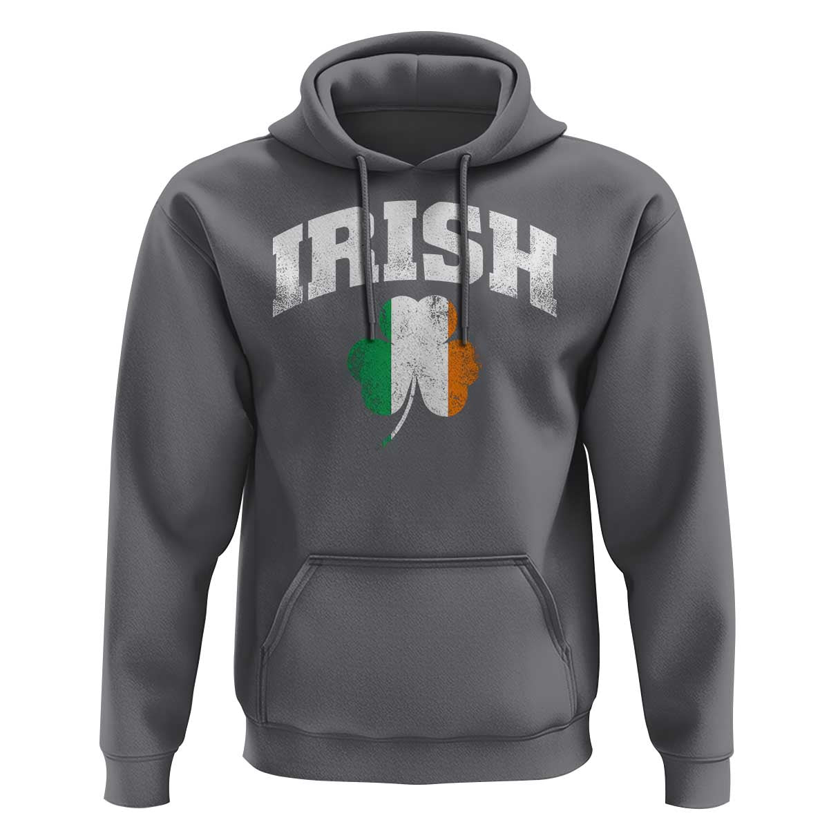 Irish Hoodie Vintage St Patricks Day Ireland Flag Shamrock Clover