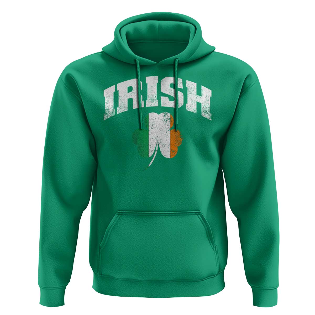 Irish Hoodie Vintage St Patricks Day Ireland Flag Shamrock Clover
