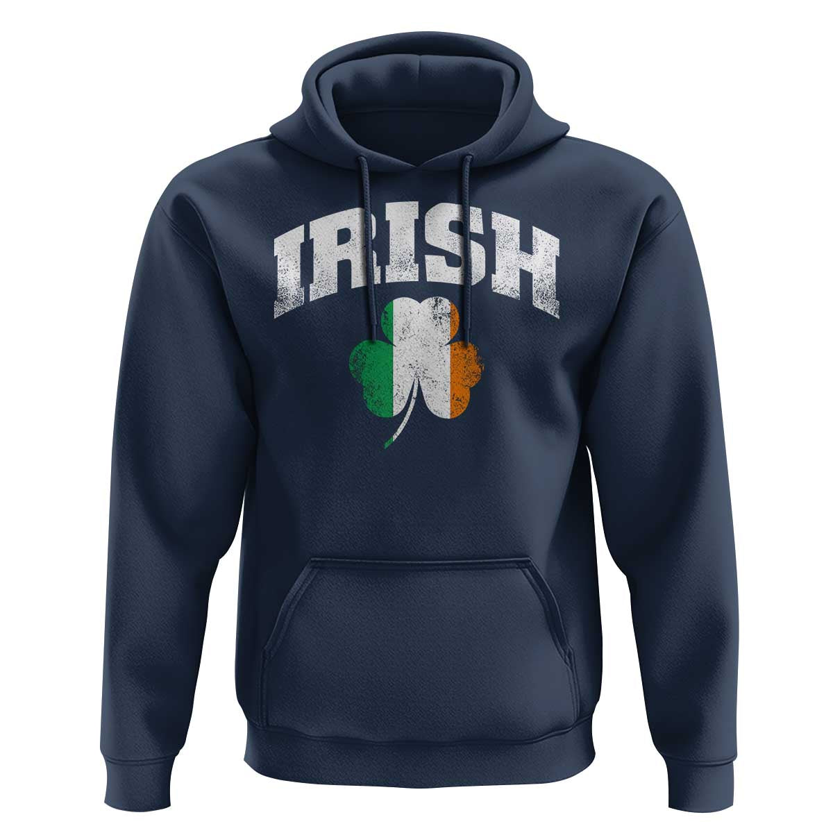 Irish Hoodie Vintage St Patricks Day Ireland Flag Shamrock Clover