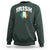Irish Sweatshirt Vintage St Patricks Day Ireland Flag Shamrock Clover