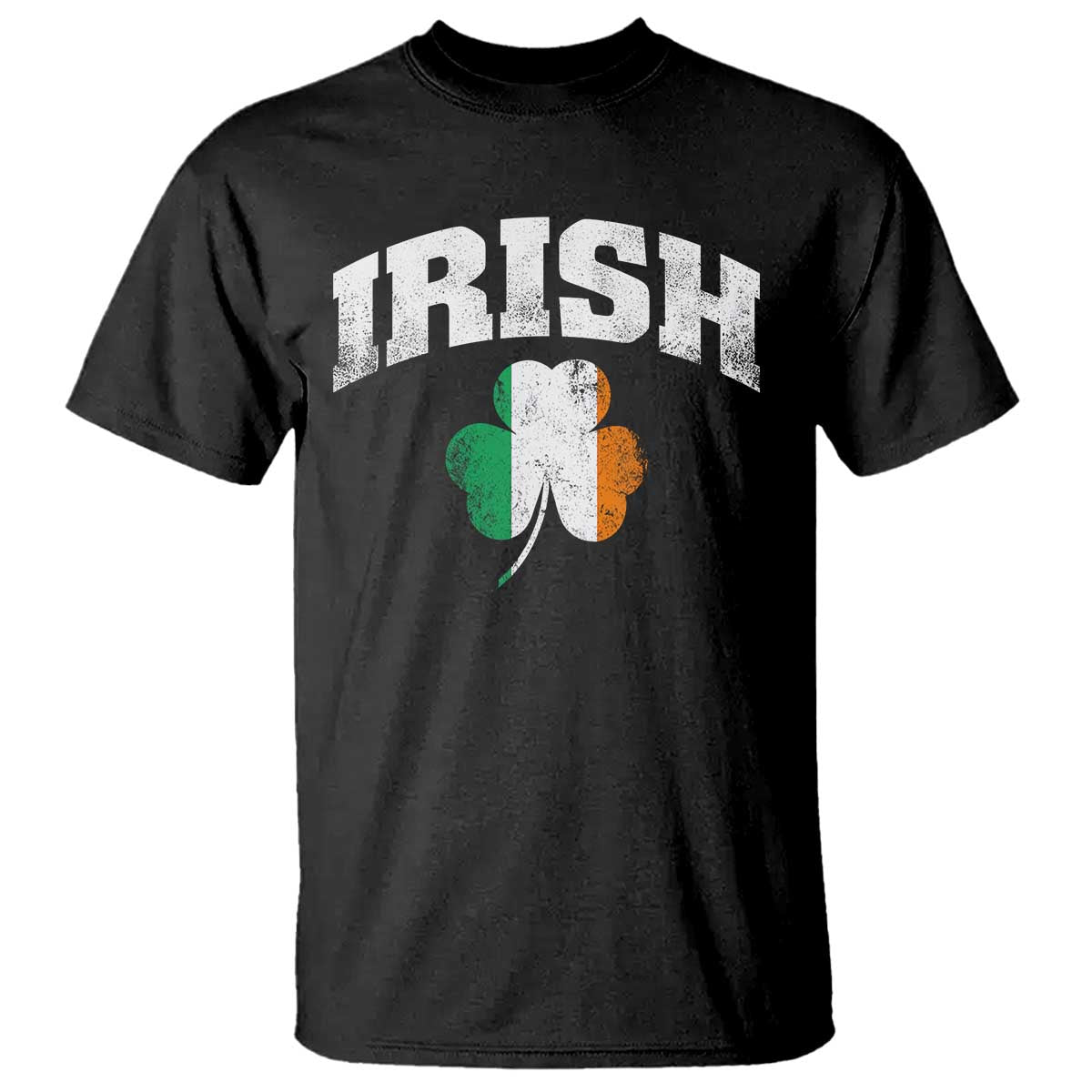 Irish T Shirt Vintage St Patricks Day Ireland Flag Shamrock Clover