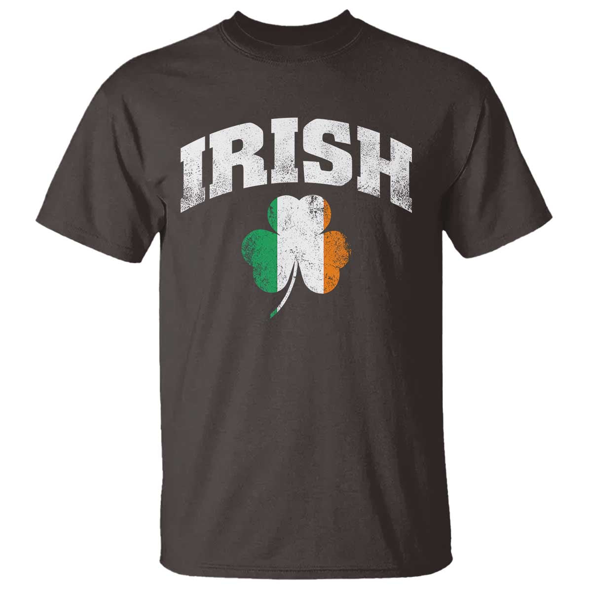 Irish T Shirt Vintage St Patricks Day Ireland Flag Shamrock Clover