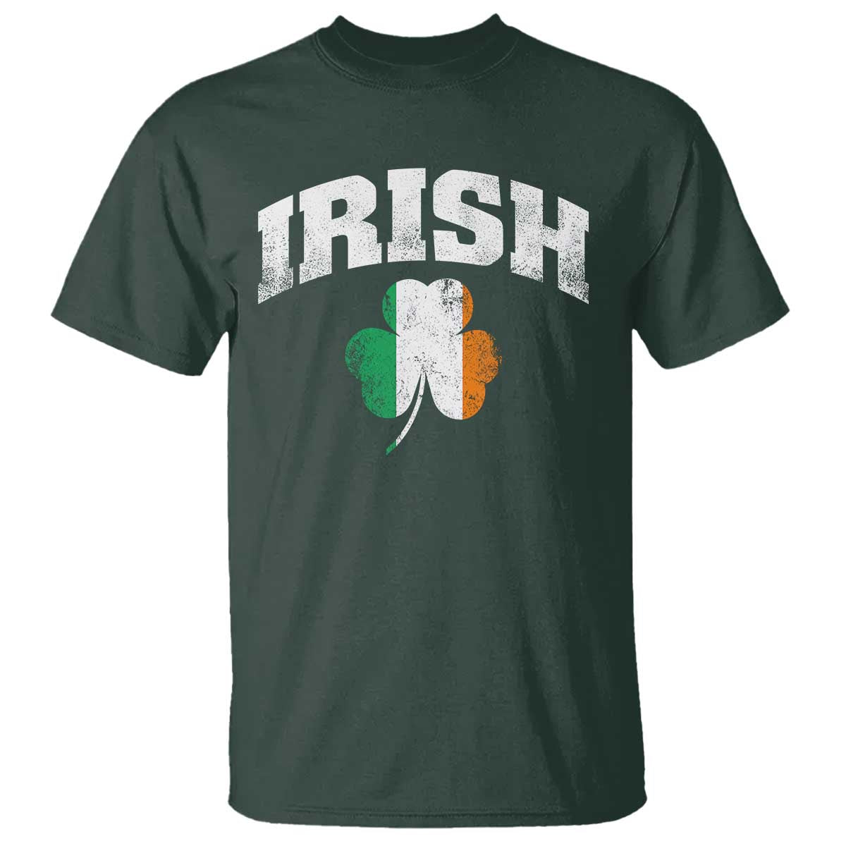 Irish T Shirt Vintage St Patricks Day Ireland Flag Shamrock Clover