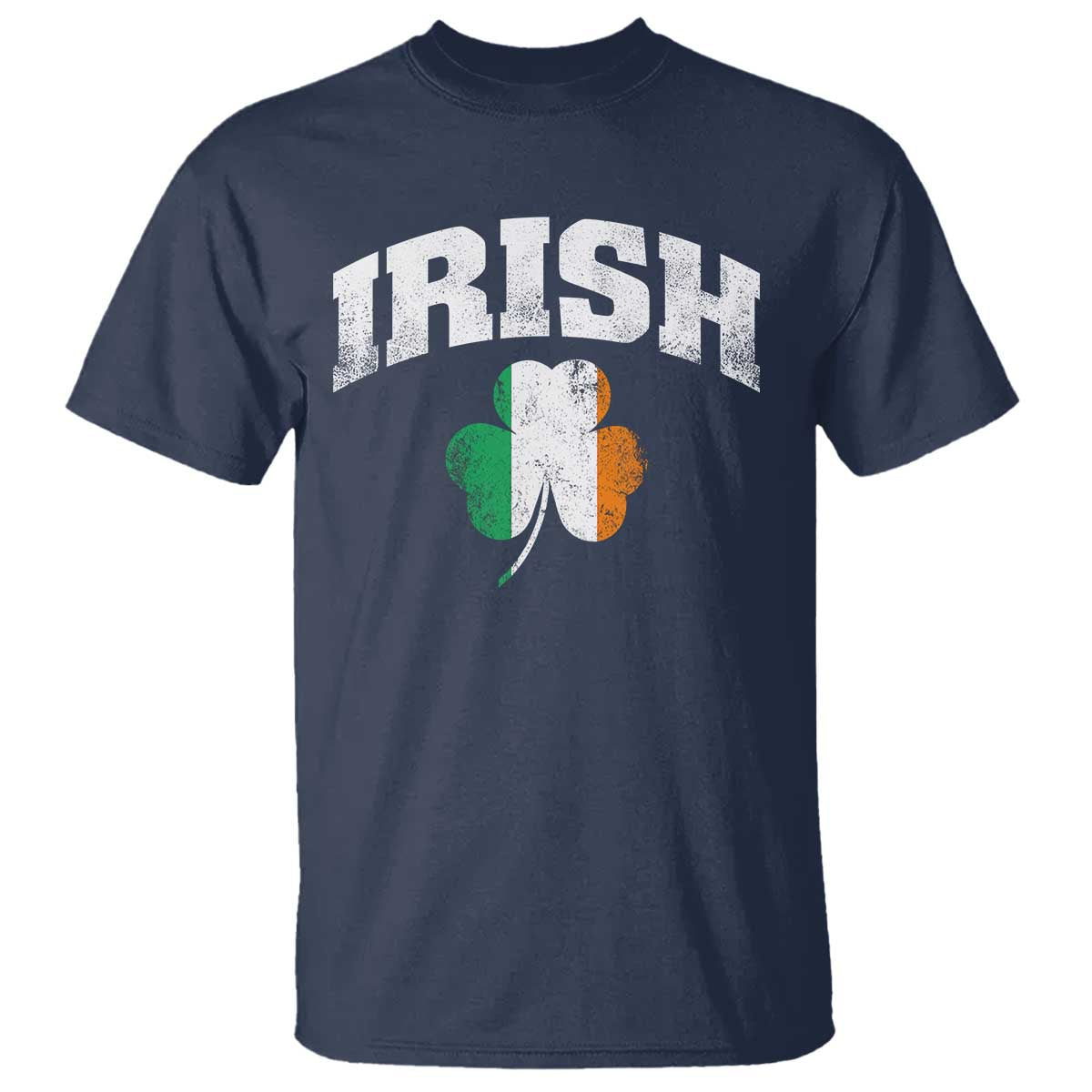 Irish T Shirt Vintage St Patricks Day Ireland Flag Shamrock Clover