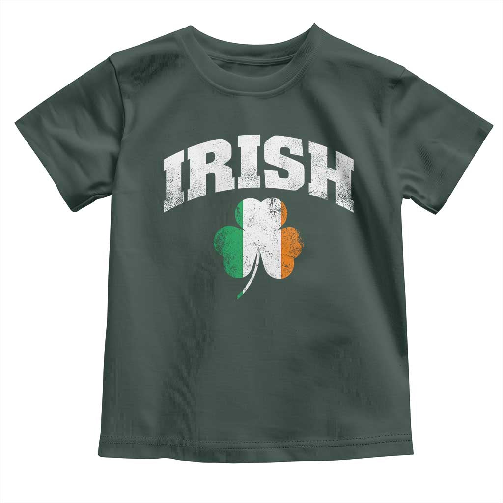 Irish Toddler T Shirt Vintage St Patricks Day Ireland Flag Shamrock Clover