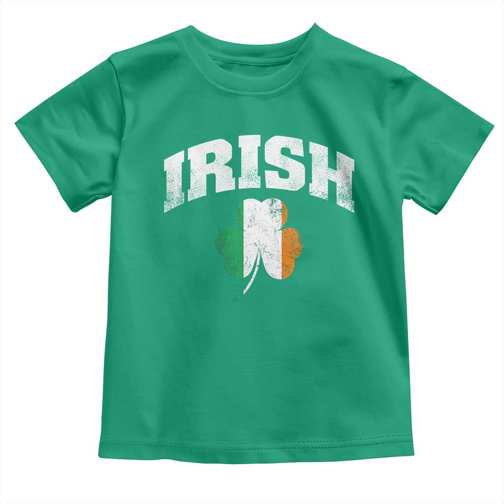 Irish Toddler T Shirt Vintage St Patricks Day Ireland Flag Shamrock Clover