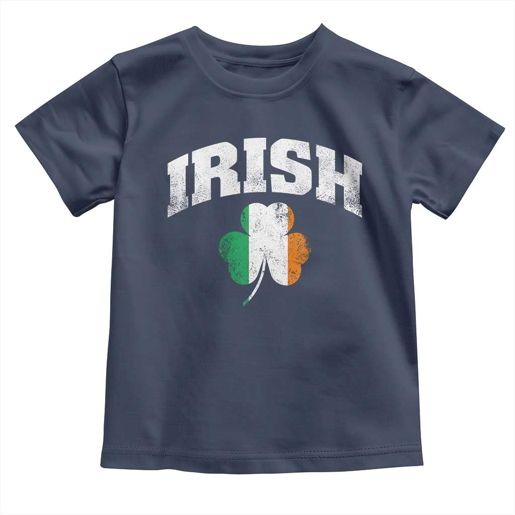 Irish Toddler T Shirt Vintage St Patricks Day Ireland Flag Shamrock Clover