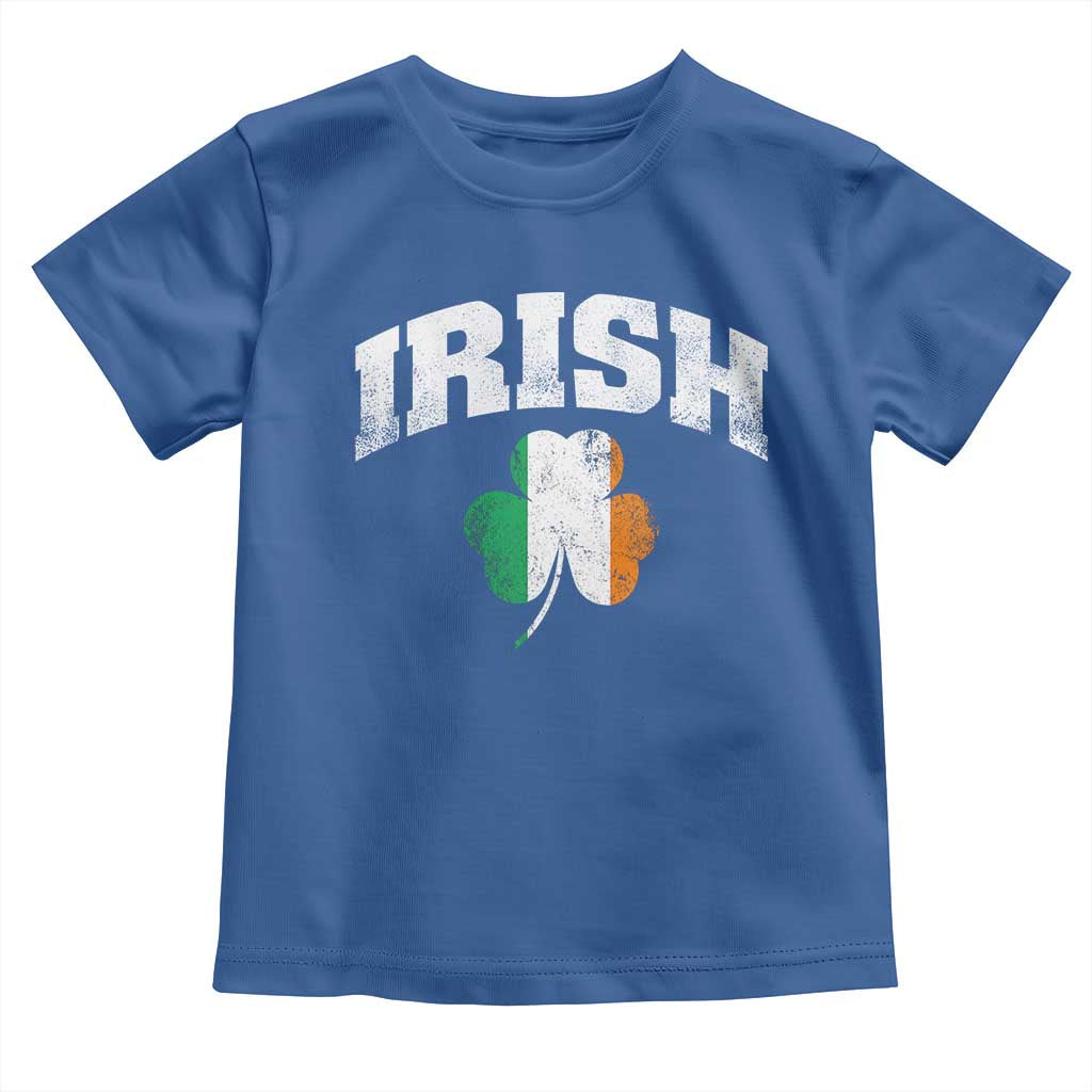 Irish Toddler T Shirt Vintage St Patricks Day Ireland Flag Shamrock Clover