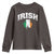 Irish Youth Sweatshirt Vintage St Patricks Day Ireland Flag Shamrock Clover