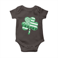 St Patricks Day American Flag Shamrocks Baby Onesie Lucky Retro Vintage Irish USA