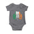 Irish St Patricks Day Shamrock Baby Onesie Retro Clover Ireland Flag Lucky Gifts