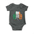 Irish St Patricks Day Shamrock Baby Onesie Retro Clover Ireland Flag Lucky Gifts