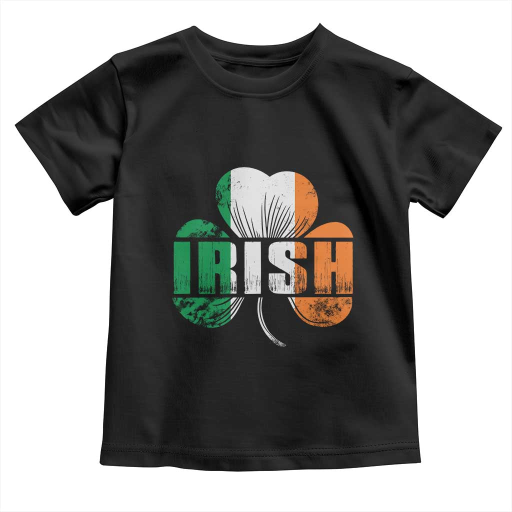 Irish St Patricks Day Shamrock Toddler T Shirt Retro Clover Ireland Flag Lucky Gifts